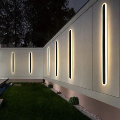 Rundkantet Aluminium LED Udendørs Væglampe