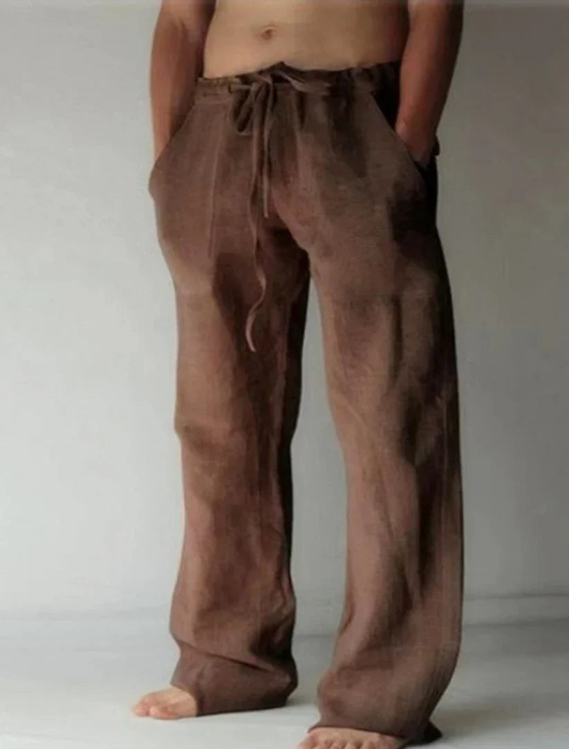 Raphaël | Pantalon baggy en lin pour hommes Aéré Confortable - Image 6