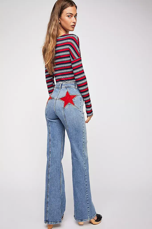 Stella | Jean évasé à taille haute - Image 2