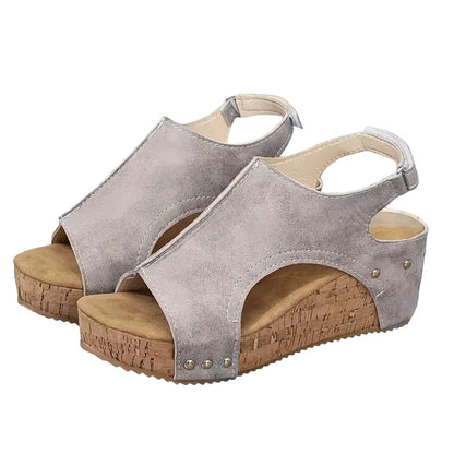 Sabine | Kilehæle Sandaler med Åben Tå til Damer - Image 2