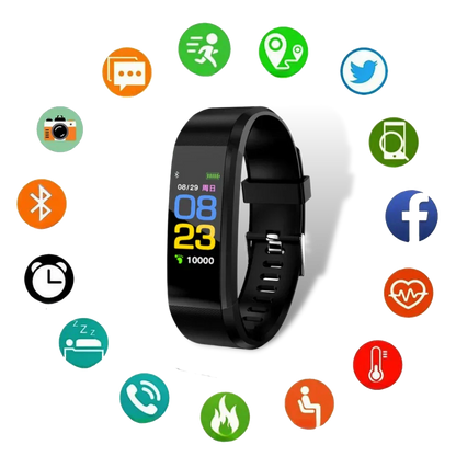 Seniorvenlig Smartwatch med Sundhedsovervågningsfunktioner