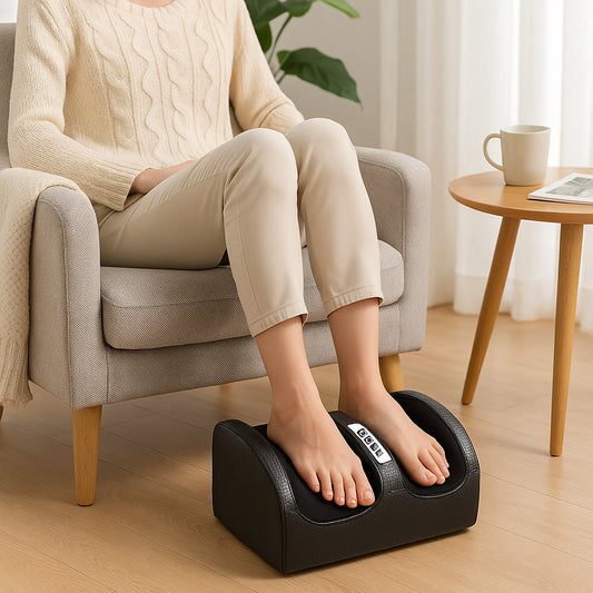 Shiatsu Fodmassageapparat med Varme – Lindre Ømme Fødder og Træthed