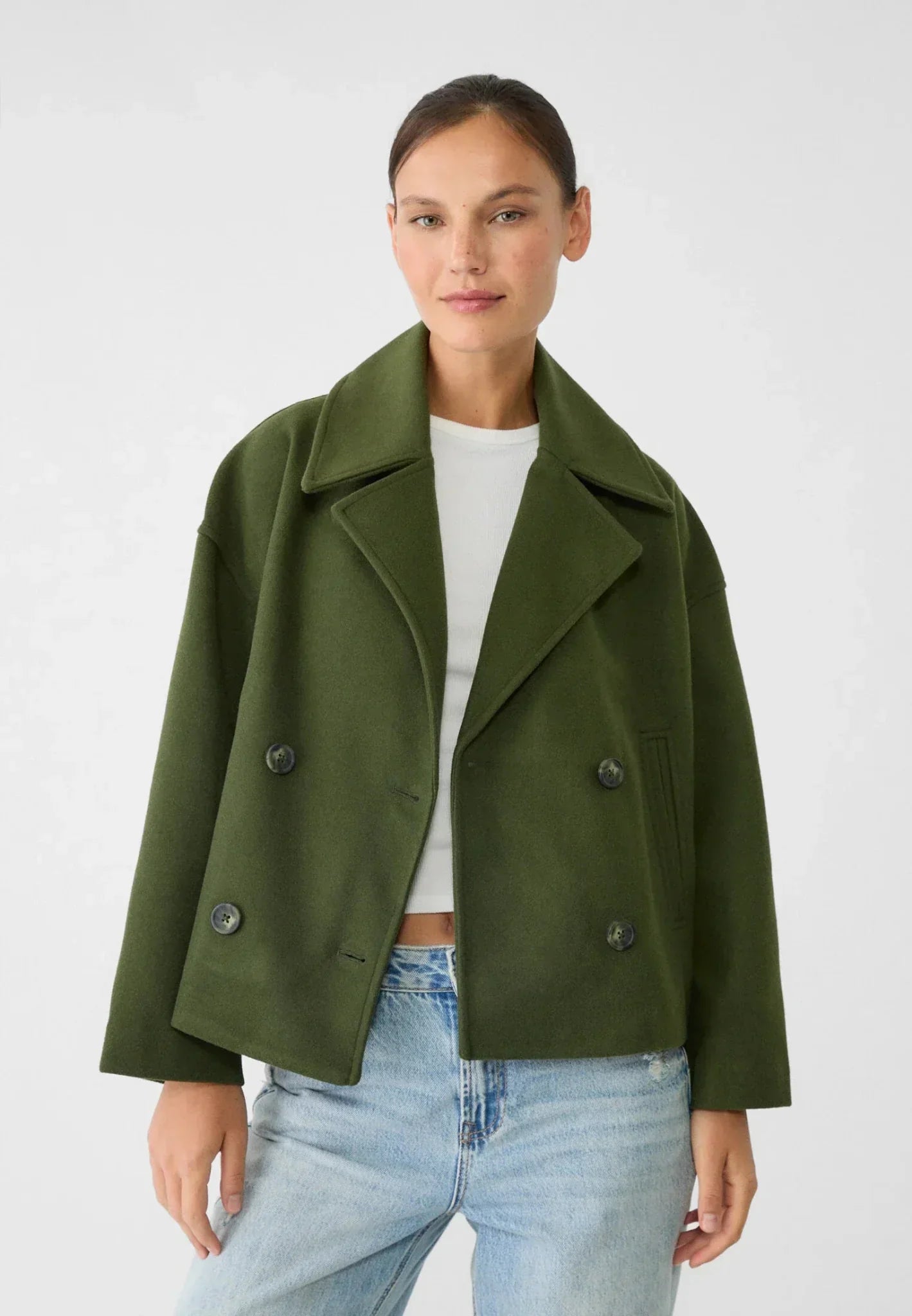 Mae | Caban croisé oversize pour femme - Image 11