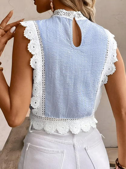 Image of Sigrunn | Dame Blonde Ærmeløs Bluse