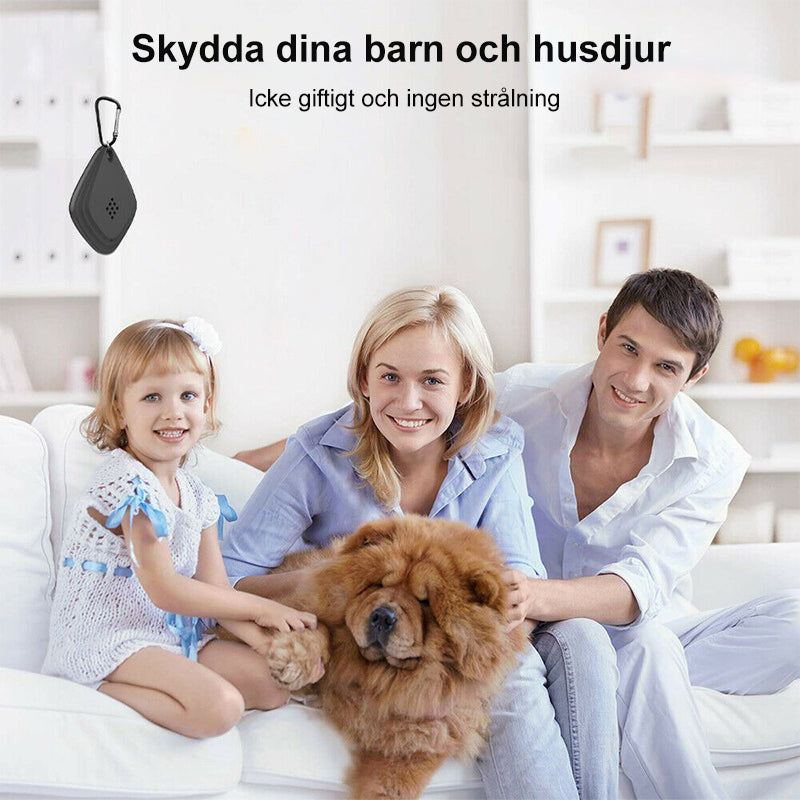 Sikker Ultrasonisk Flåtbeskytter til Kæledyr i Hvid og Sort