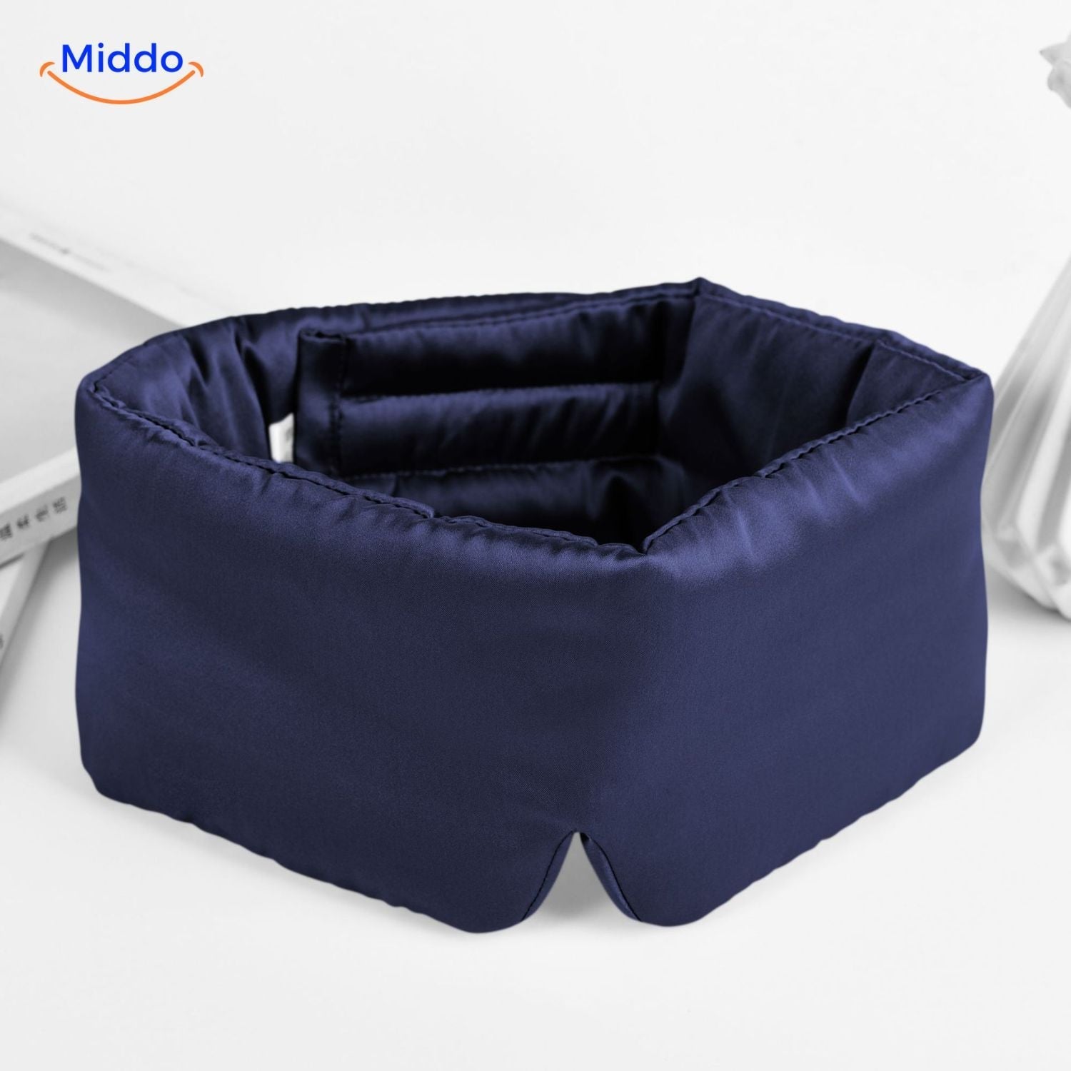 SilkDream™ Maske | Morbær Silke, Blød & Vendbar for Fredfyldt Søvn!