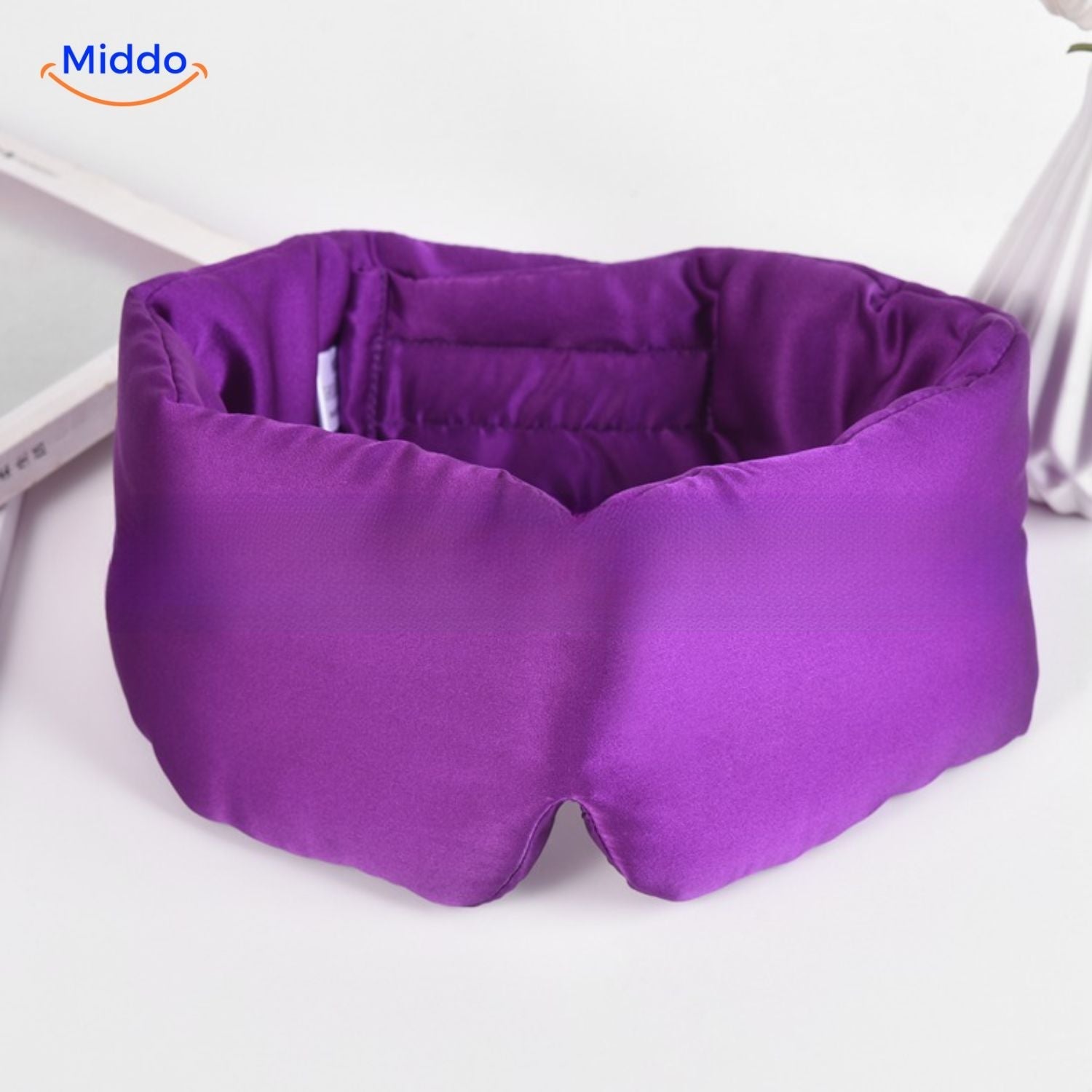 SilkDream™ Maske | Morbær Silke, Blød & Vendbar for Fredfyldt Søvn!