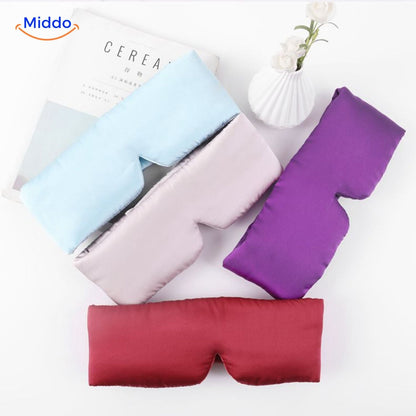 SilkDream™ Maske | Morbær Silke, Blød & Vendbar for Fredfyldt Søvn!