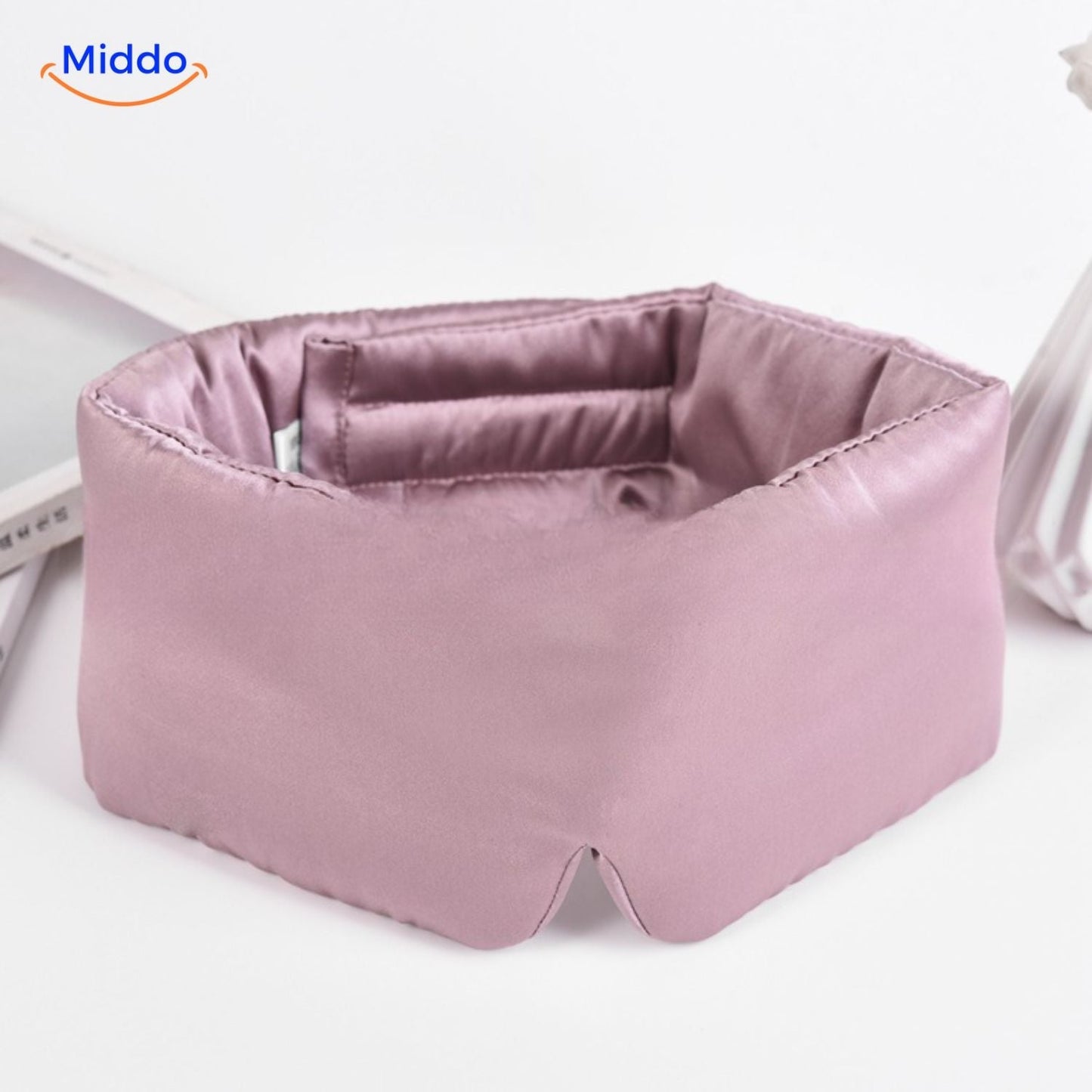 SilkDream™ Maske | Morbær Silke, Blød & Vendbar for Fredfyldt Søvn!