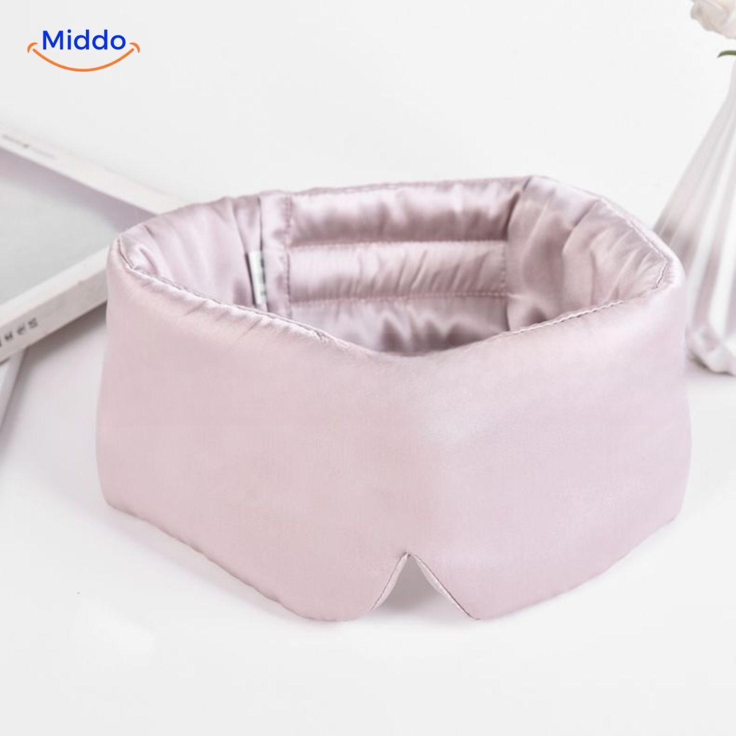 SilkDream™ Maske | Morbær Silke, Blød & Vendbar for Fredfyldt Søvn!