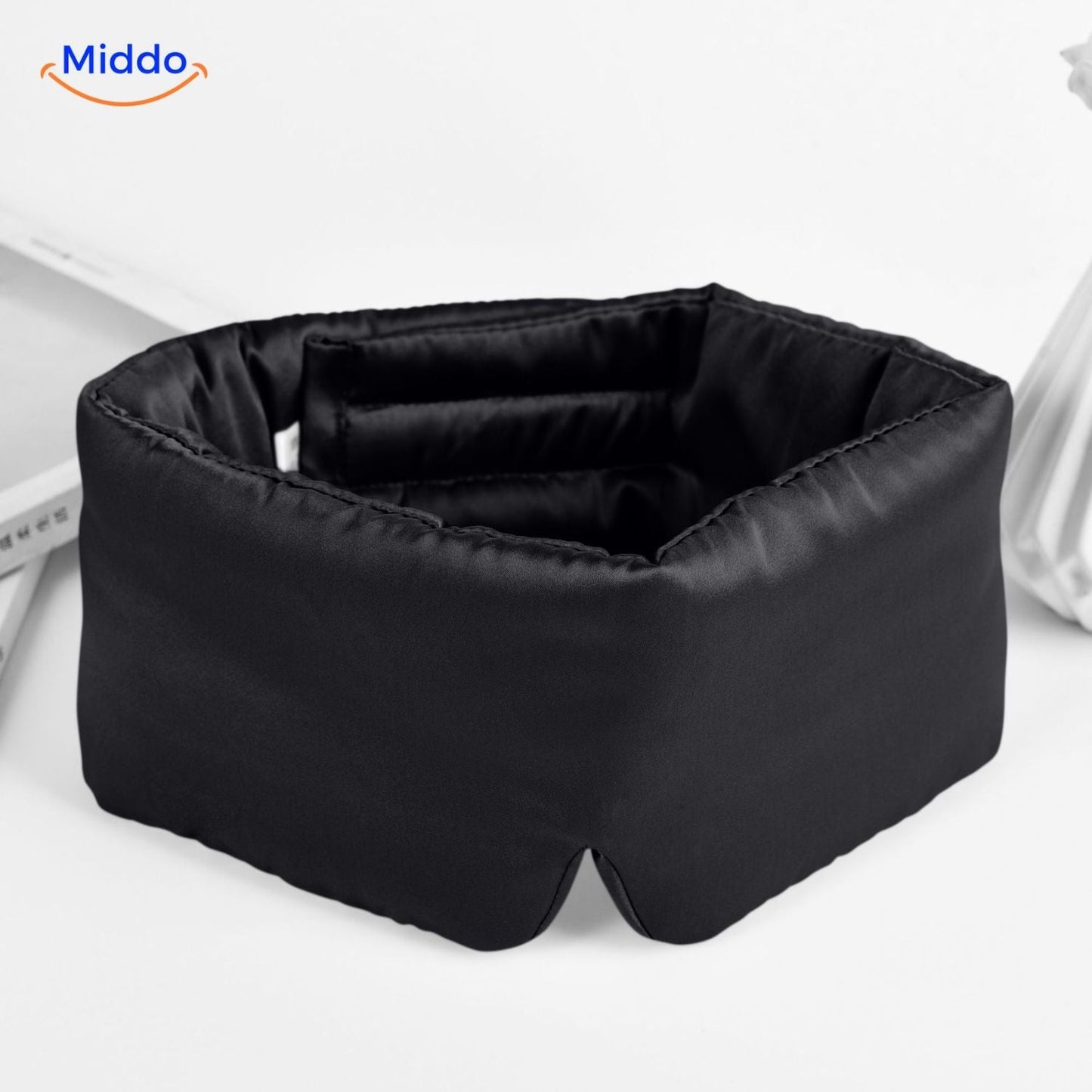 SilkDream™ Maske | Morbær Silke, Blød & Vendbar for Fredfyldt Søvn!