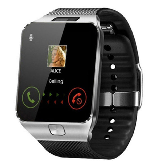 Smartwatch med SIM-kort understøttelse – Bluetooth fitness tracker, touchscreen, kamera & flersprog