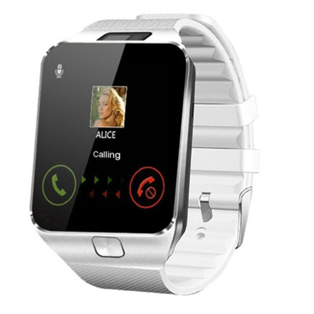 Smartwatch med SIM-kort understøttelse – Bluetooth fitness tracker, touchscreen, kamera & flersprog