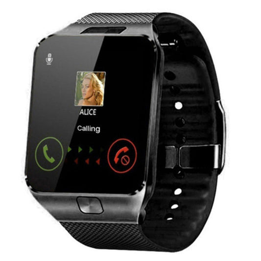 Smartwatch med SIM-kort understøttelse – Bluetooth fitness tracker, touchscreen, kamera & flersprog