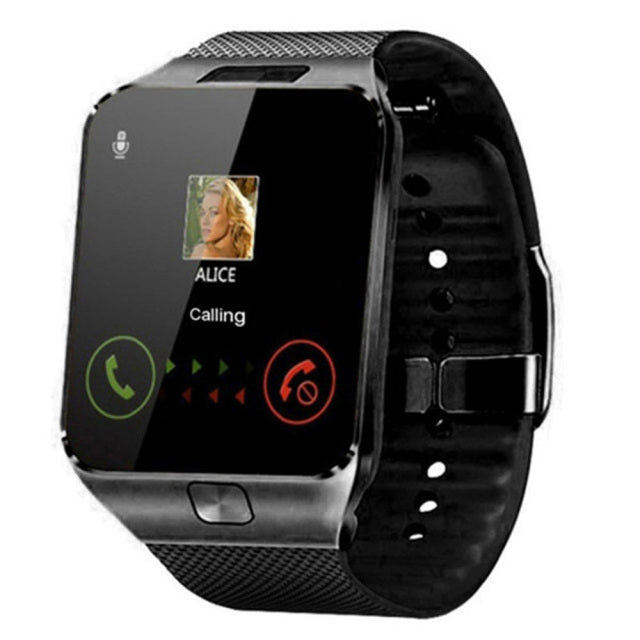 Smartwatch med SIM-kort understøttelse – Bluetooth fitness tracker, touchscreen, kamera & flersprog