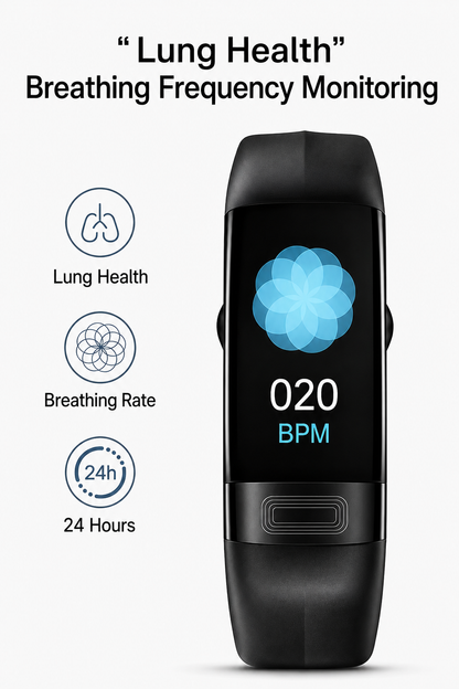 Smartwatch | Sundhedsmåling | EKG, Blodtryk & Søvnsporing | Vitaro