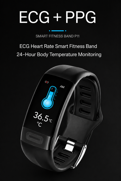 Smartwatch | Sundhedsmåling | EKG, Blodtryk & Søvnsporing | Vitaro