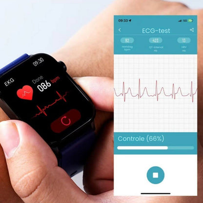 Smartwatch til ældre med sundhedsovervågning og GPS