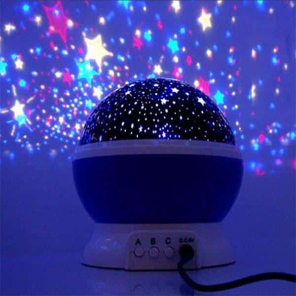 Smuk Natlampe med Stjernehimmel