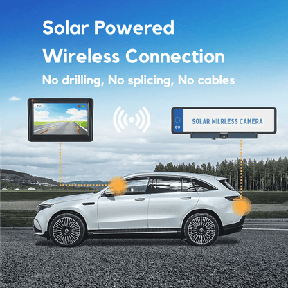 Solcelledrevet HD Bakkamera - Trådløst - IP67