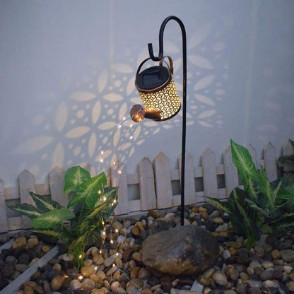 Solcelledrevet Vandkande LED Lampe til Haven