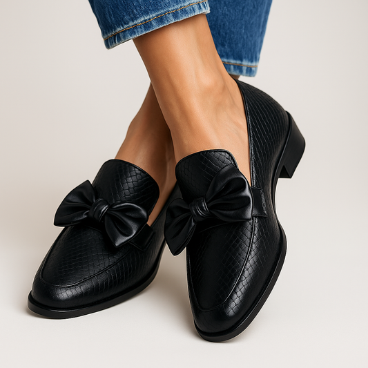 Image of Sonja | Dame Sløjfe Slip-On Loafers