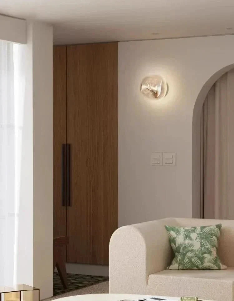 Space Glass Væglampe til Moderne Elegante Interiører