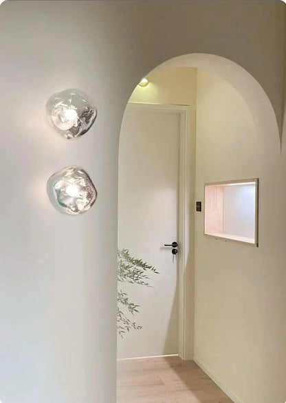 Space Glass Væglampe til Moderne Elegante Interiører