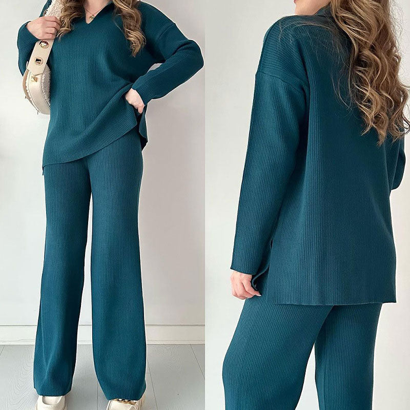 Geneviève | Ensemble Pantalon Deux Pièces Oversize Femme - Image 7
