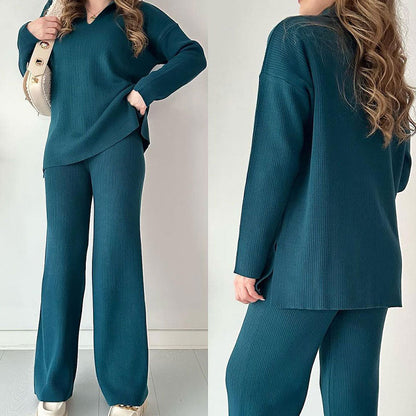 Geneviève | Ensemble Pantalon Deux Pièces Oversize Femme - Image 7