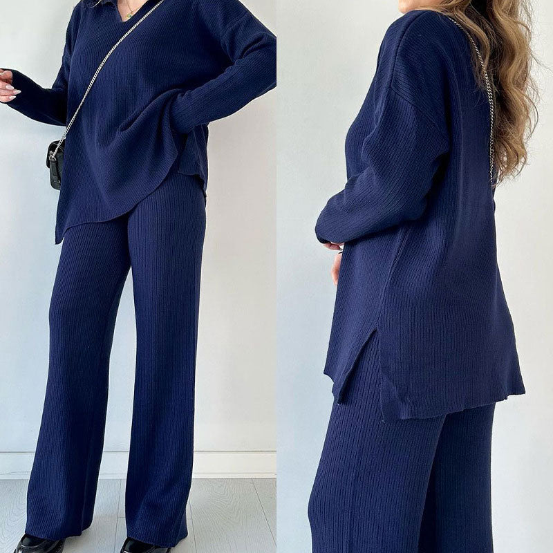 Geneviève | Ensemble Pantalon Deux Pièces Oversize Femme - Image 5