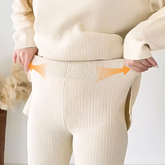 Geneviève | Ensemble Pantalon Deux Pièces Oversize Femme - Image 2