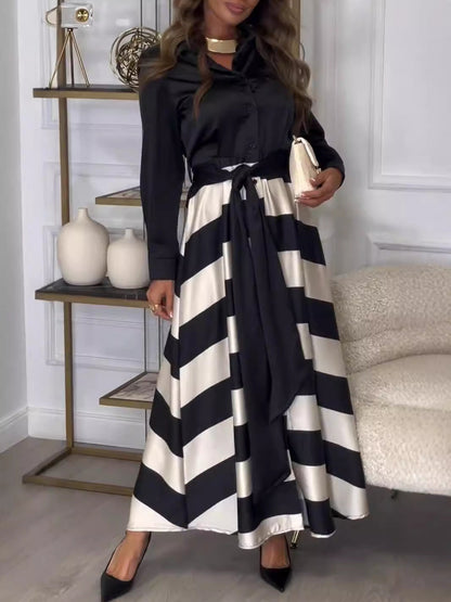 Antoinette | Robe française imprimée élégante spéciale automne - Image 4