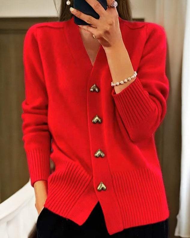 Margot | Cardigan Boutonné à Manches Longues pour Femme - Image 4