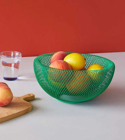 Stålnet Frugtkurv med Ventilation til Frisk Opbevaring