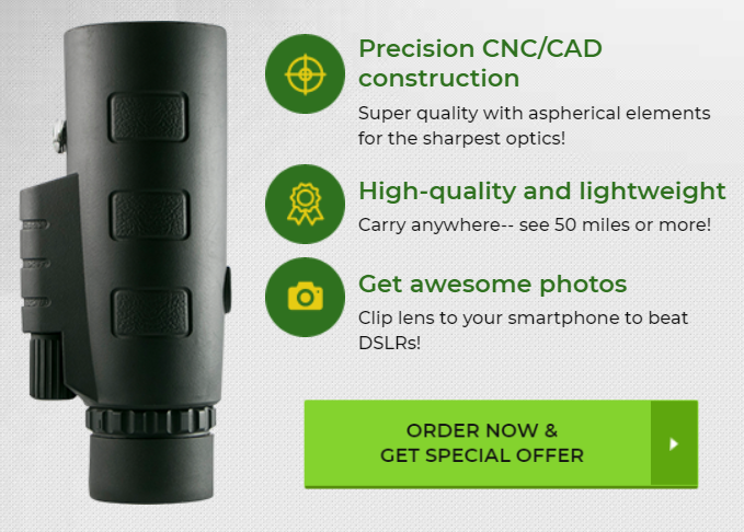 Starscope HD Monokular – Højtydende Vandtæt Teleskop med Smartphone Holder & Stativ