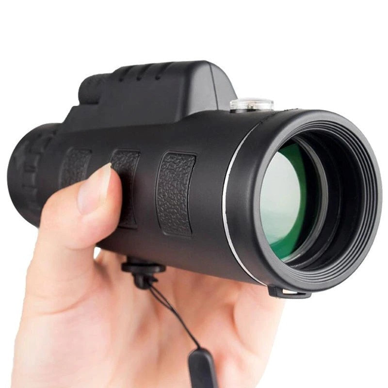 Starscope HD Monokular – Højtydende Vandtæt Teleskop med Smartphone Holder & Stativ