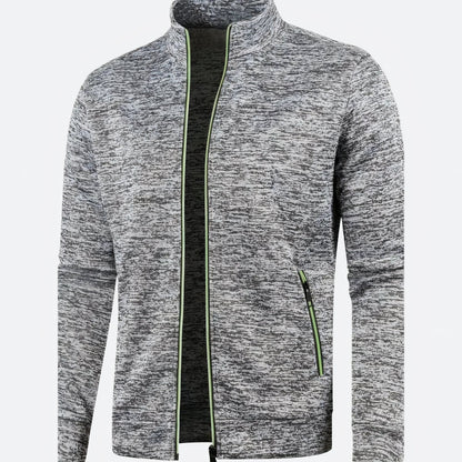 Élie | Veste de survêtement homme slim zippée intégrale - Image 1