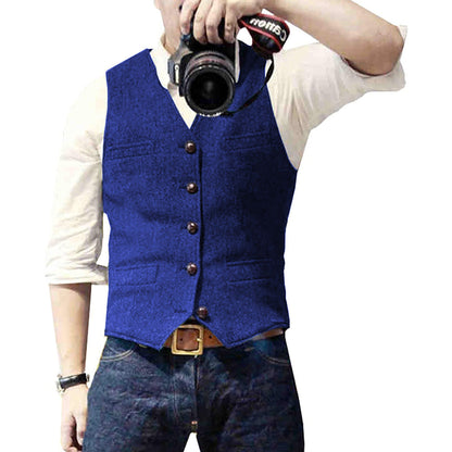 Stilfuld Casual Herre Vest | Alsidig Forår/Sommer