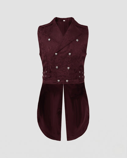 Stilfuld og elegant vest til kvinder med luksuriøse detaljer og asymmetrisk snit