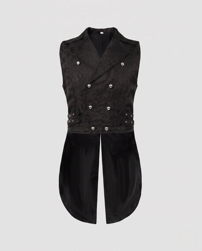 Stilfuld og elegant vest til kvinder med luksuriøse detaljer og asymmetrisk snit