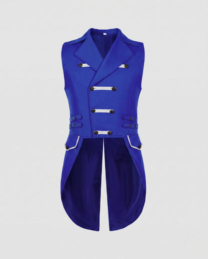 Stilfuld og elegant vest til kvinder med luksuriøse detaljer og asymmetrisk snit