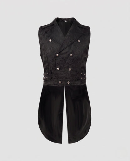 Stilfuld og elegant vest til kvinder med luksuriøse detaljer og asymmetrisk snit