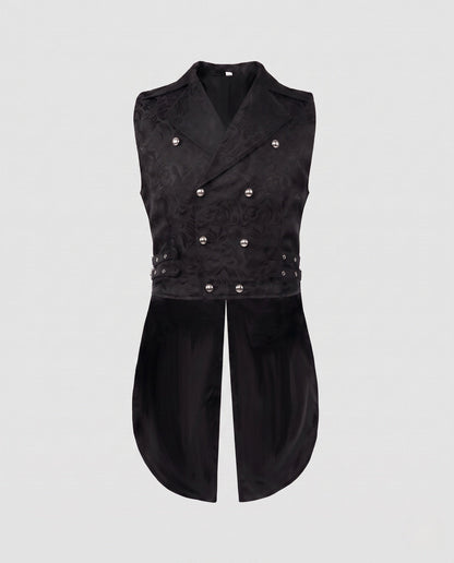 Stilfuld og elegant vest til kvinder med luksuriøse detaljer og asymmetrisk snit