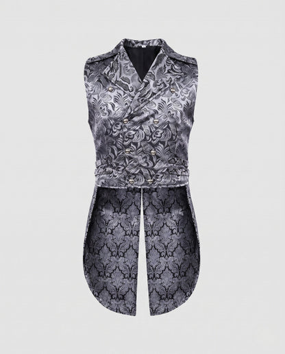 Stilfuld og elegant vest til kvinder med luksuriøse detaljer og asymmetrisk snit