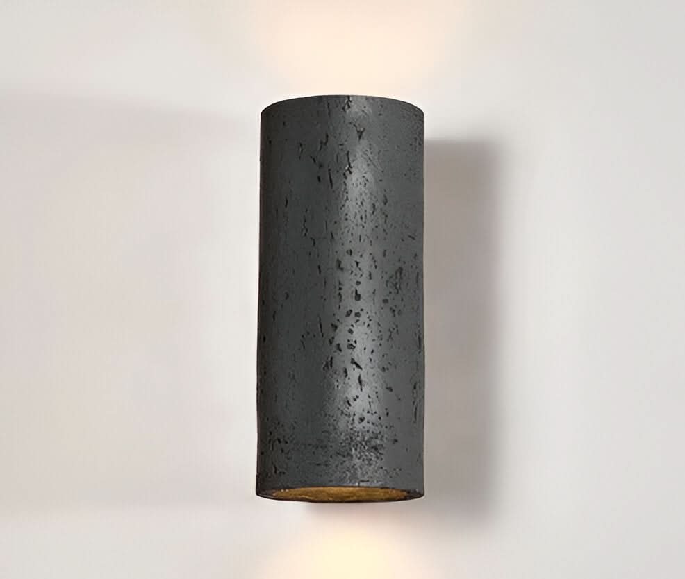 StoneBeam LED Cylinder Væglampe – Sæt af 2