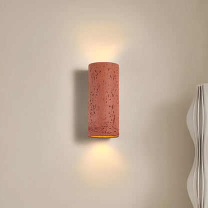 StoneBeam LED Cylinder Væglampe – Sæt af 2