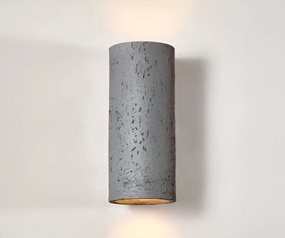 StoneBeam LED Cylinder Væglampe – Sæt af 2