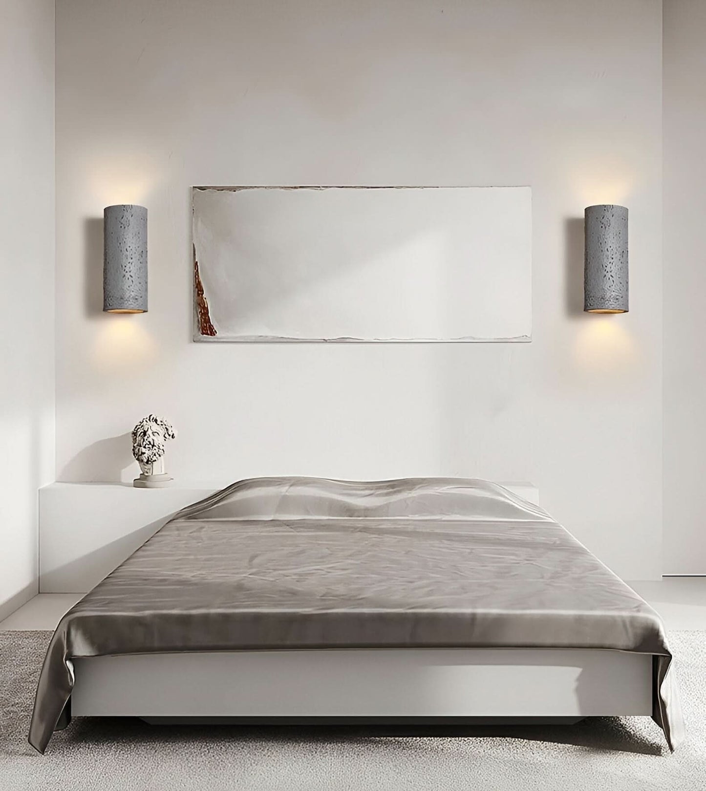 StoneBeam LED Cylinder Væglampe – Sæt af 2