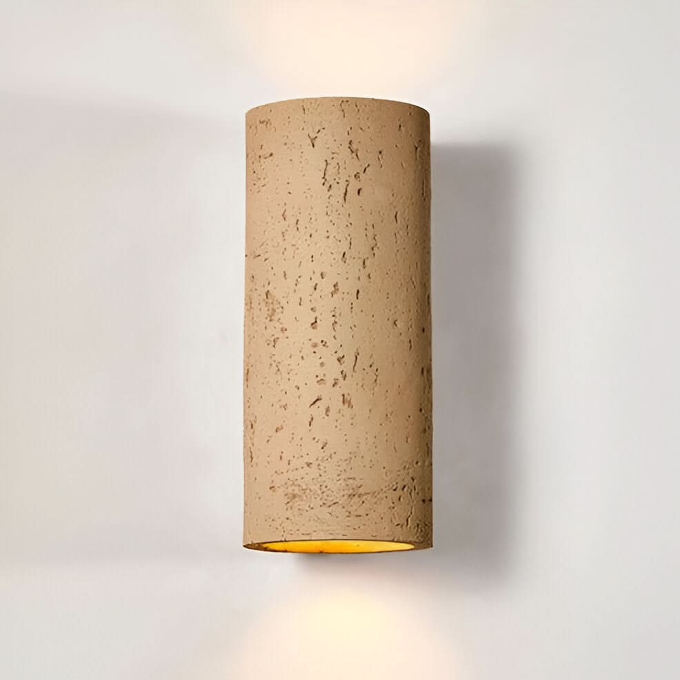StoneBeam LED Cylinder Væglampe – Sæt af 2
